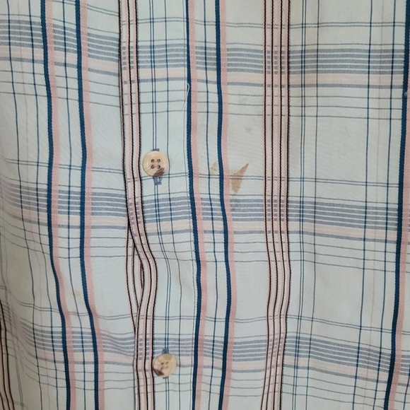 Columbia Shirt Mens XL Green Plaid Button Short Sleeve Omni Wick Sun Protection - Picture 7 of 8